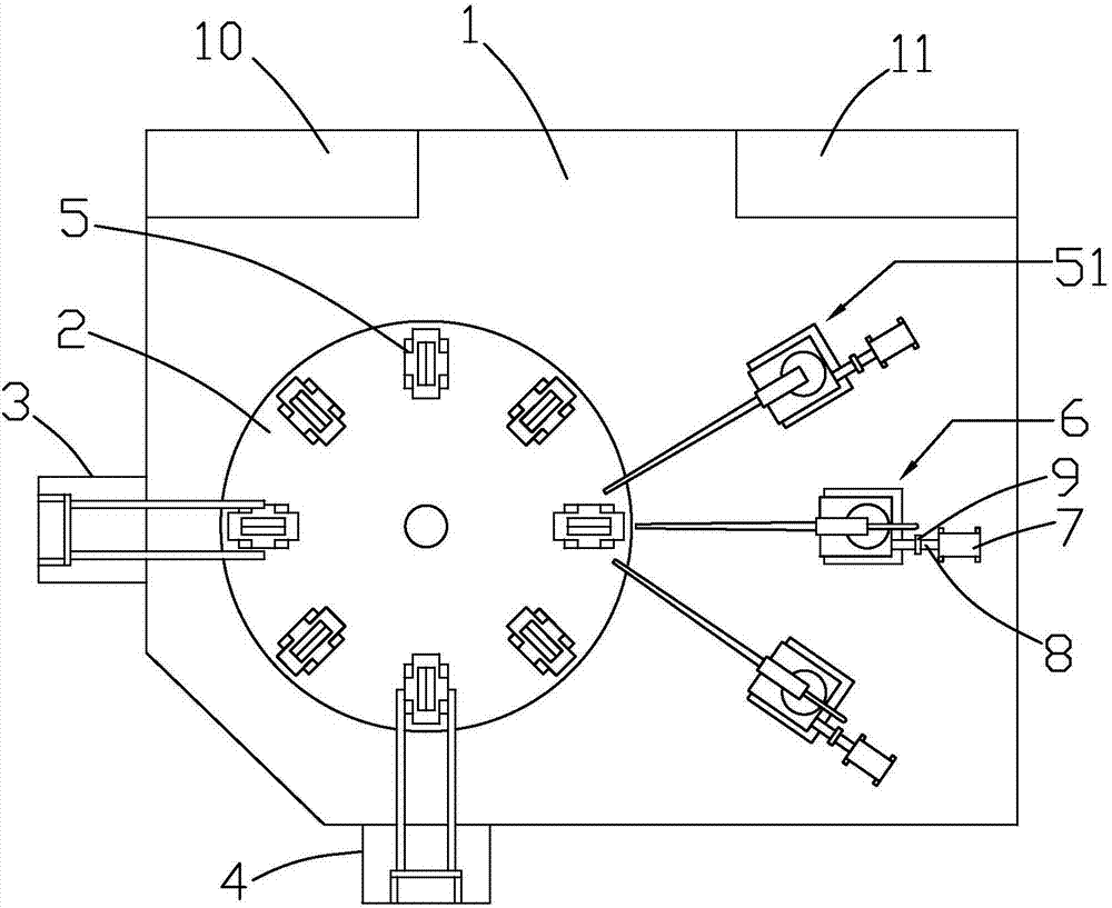 Rotary-disc flame welding machine and welding method thereof