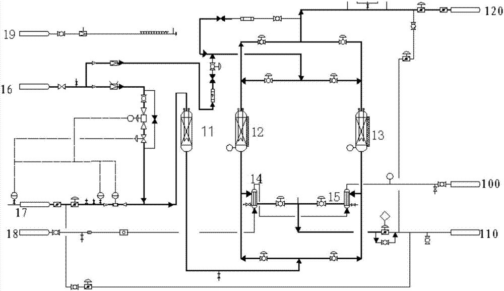 High handling capacity nitrogen purifying device and method for ferrous metallurgy industry