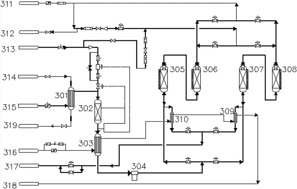 High handling capacity nitrogen purifying device and method for ferrous metallurgy industry