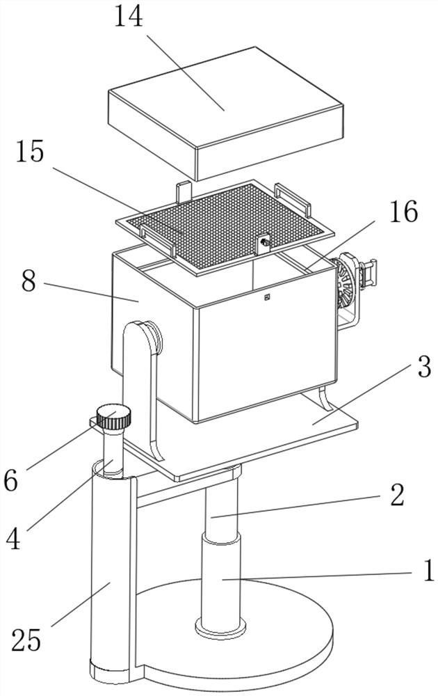 Bee feeding box facilitating observation of bee state and use method thereof