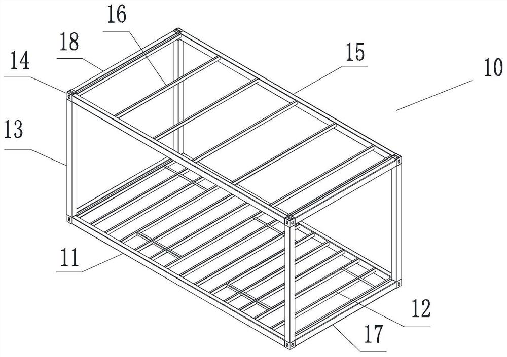 Novel emergency medical modular isolation unit and construction method thereof