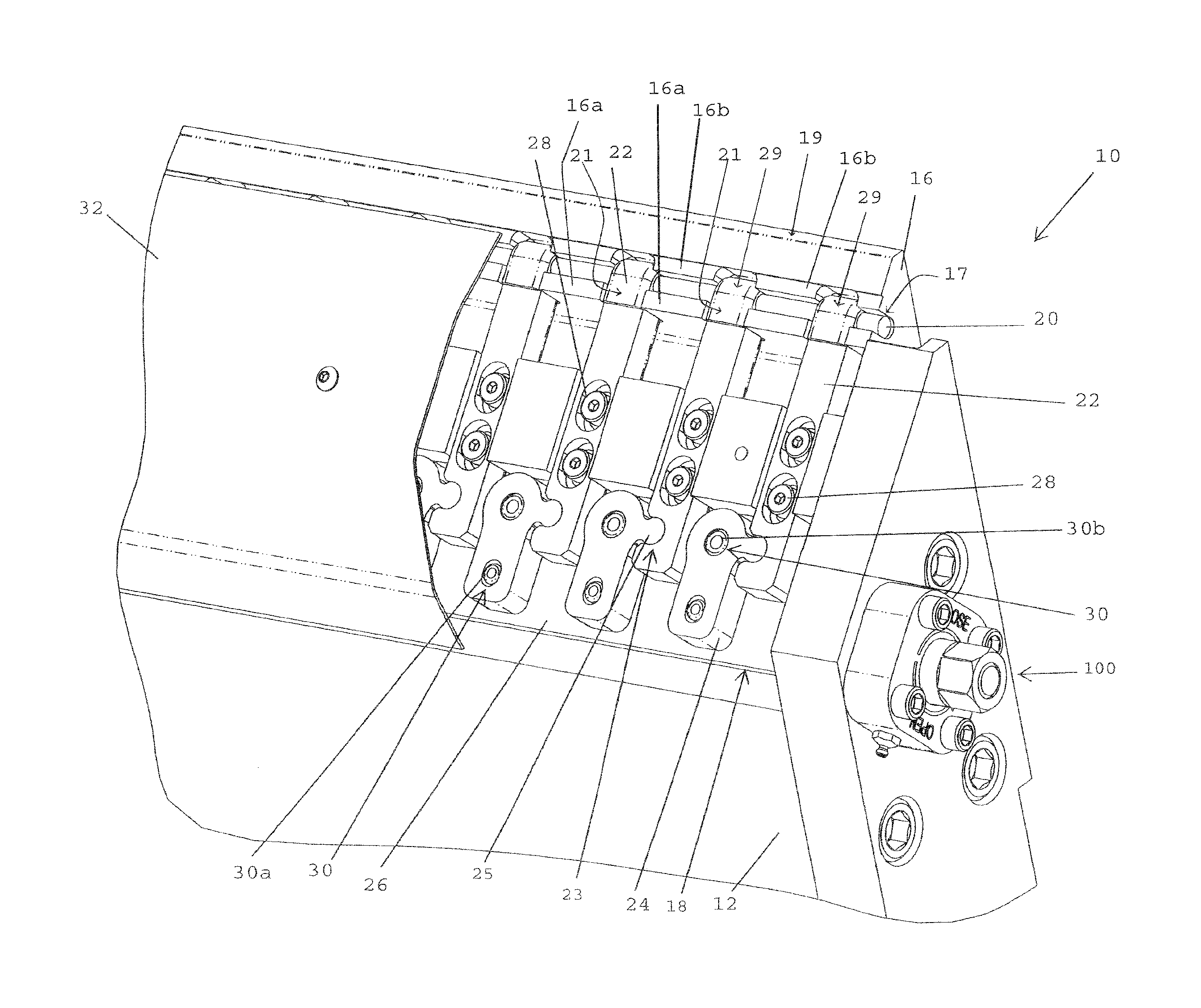 Lip adjustment system