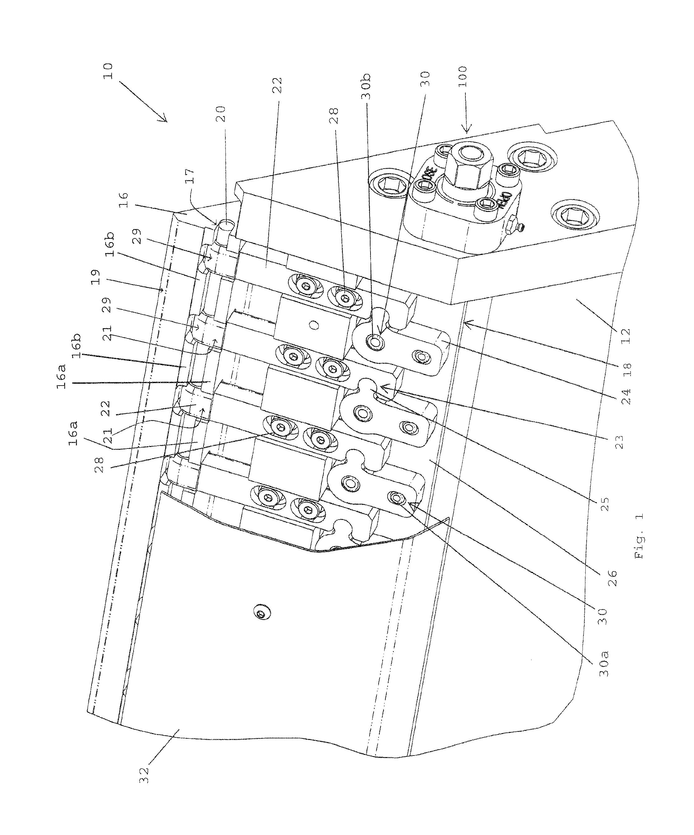 Lip adjustment system