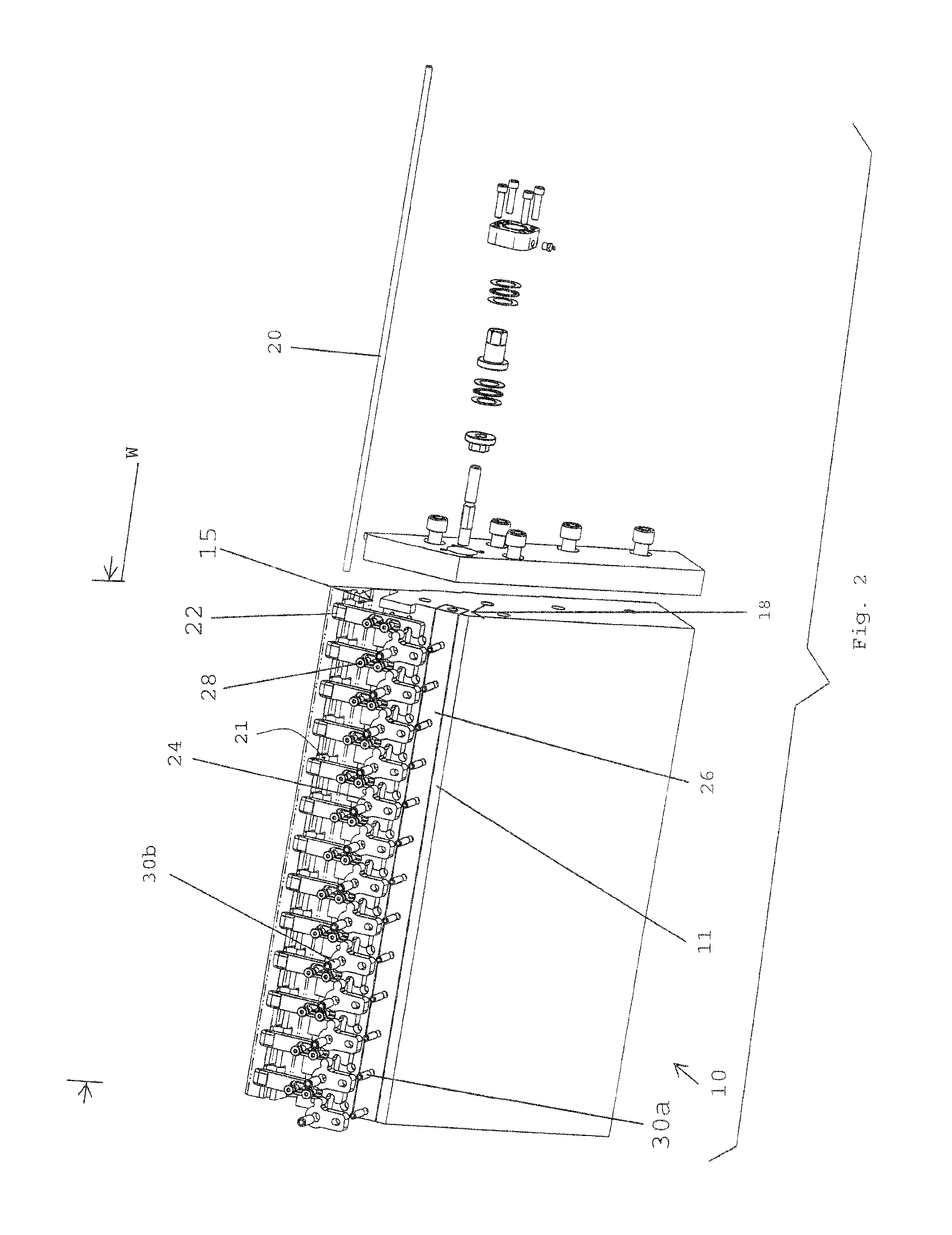 Lip adjustment system