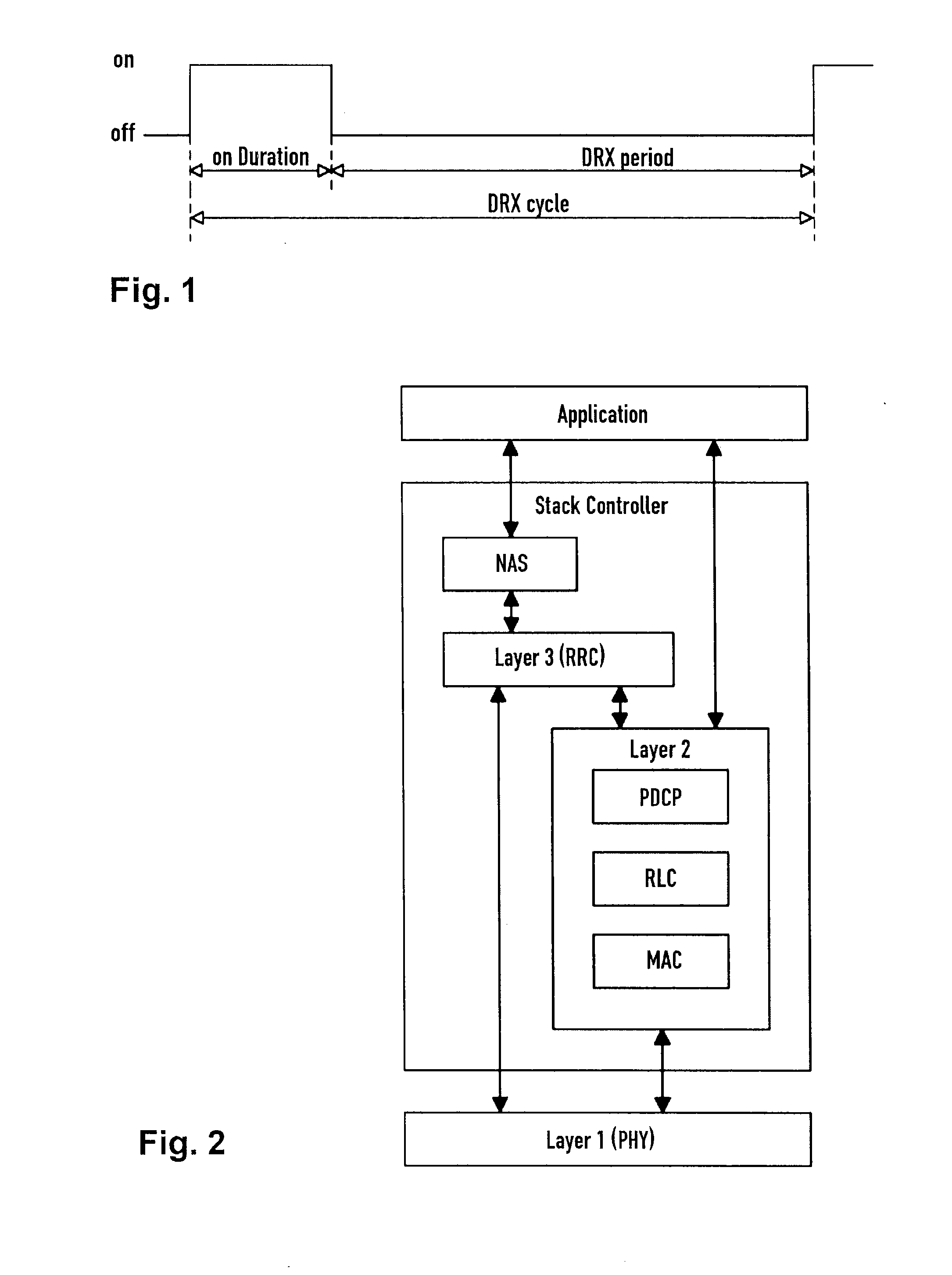 Method for controlling operation activity modes of a wireless telecommunications terminal
