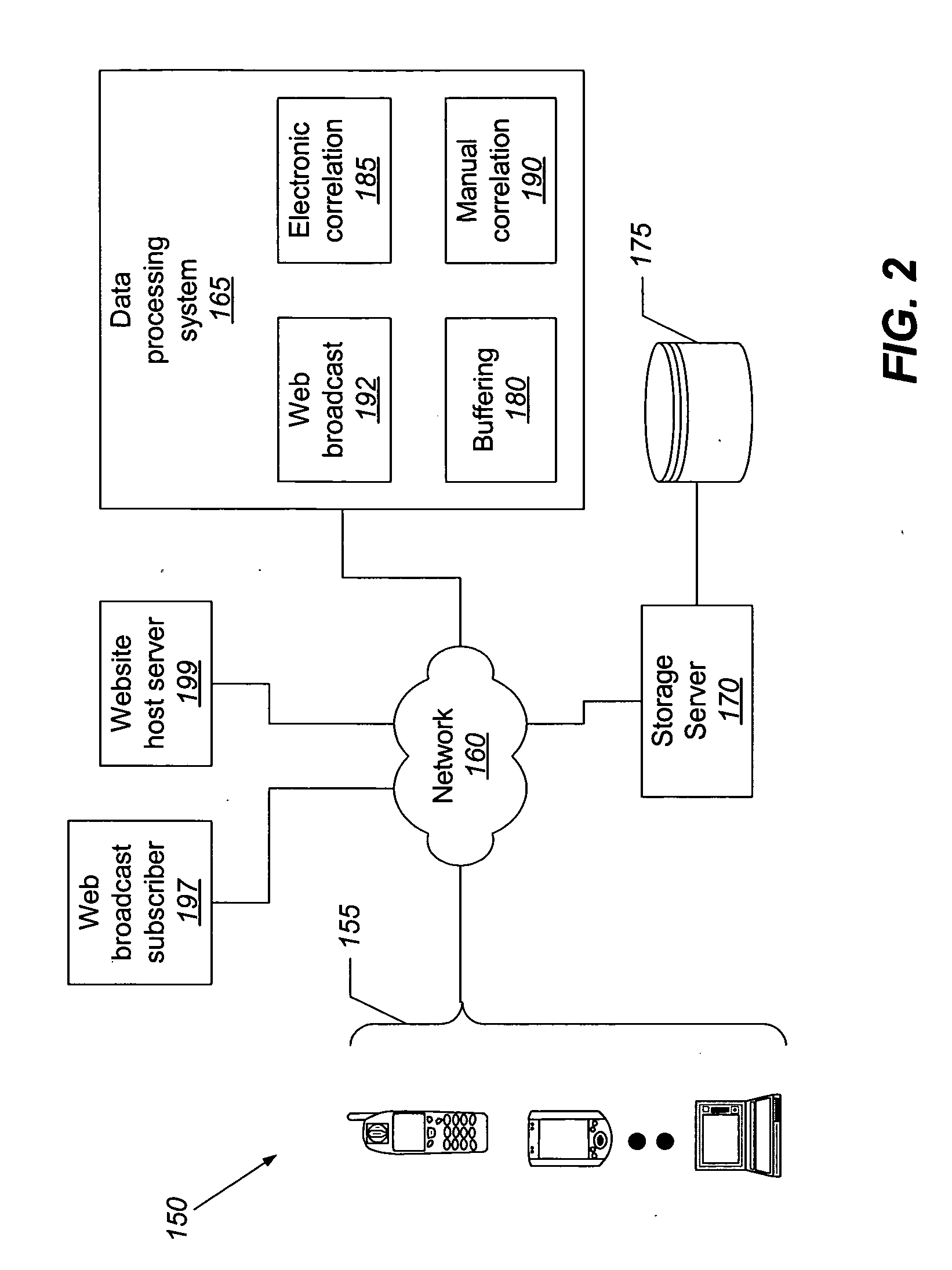 Methods, systems, and computer program products for managing audio and/or video information via a web broadcast