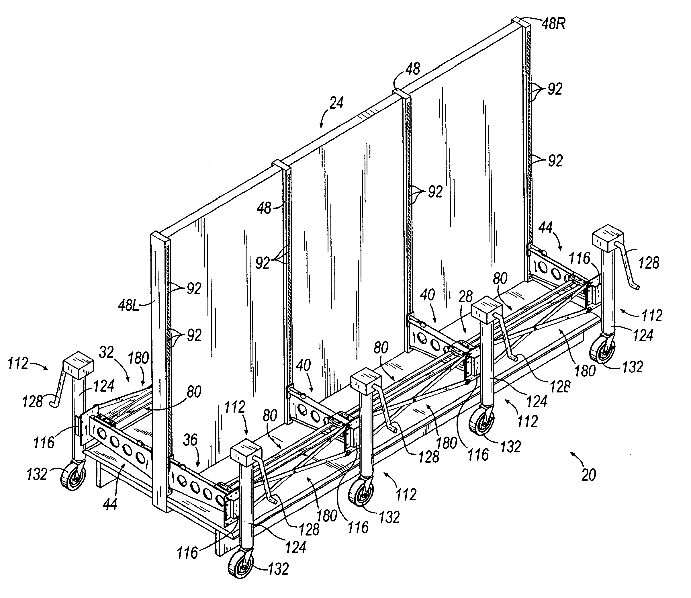 Apparatus and methods for moving storage and display systems