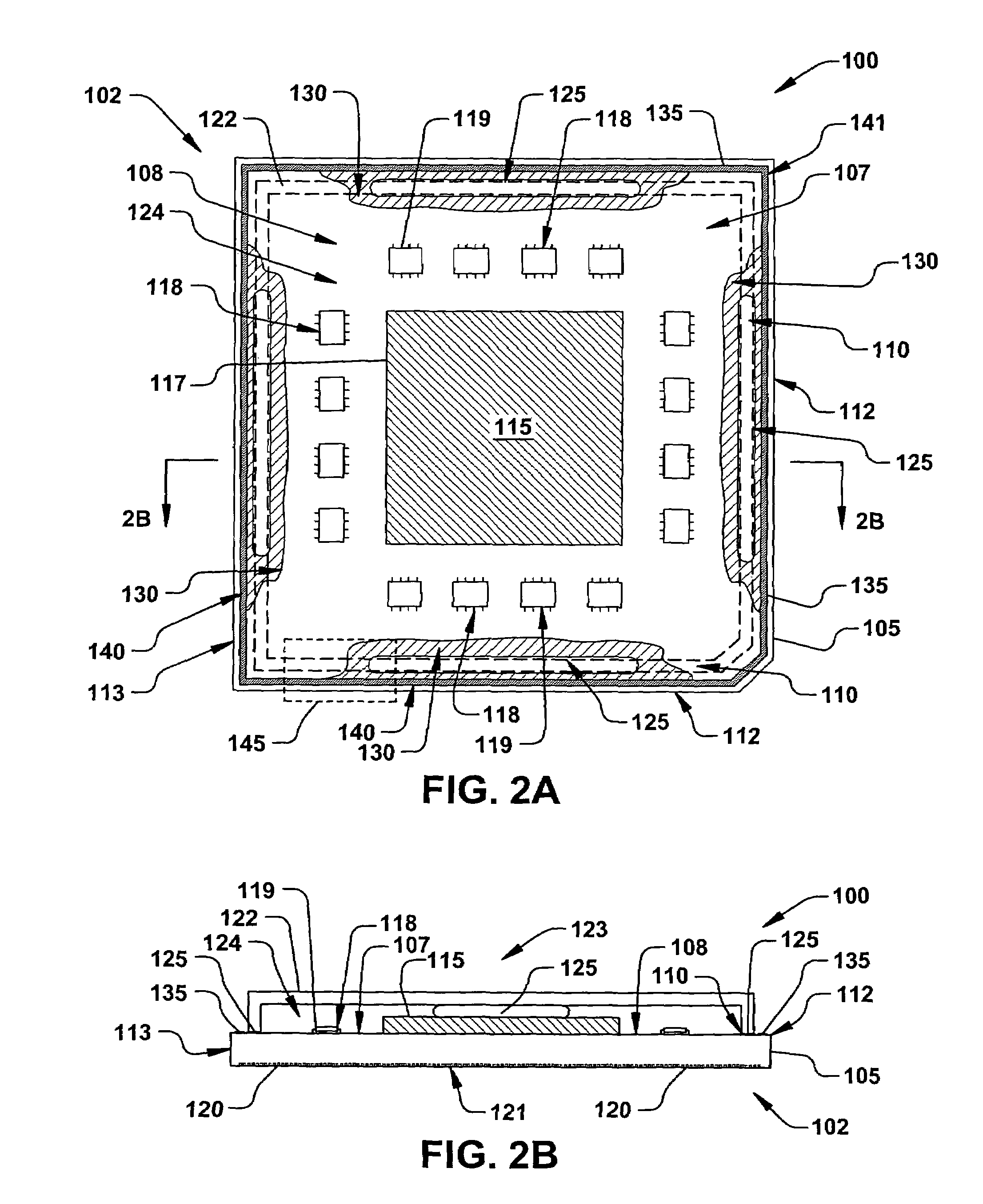 Semiconductor device having resin anti-bleed feature