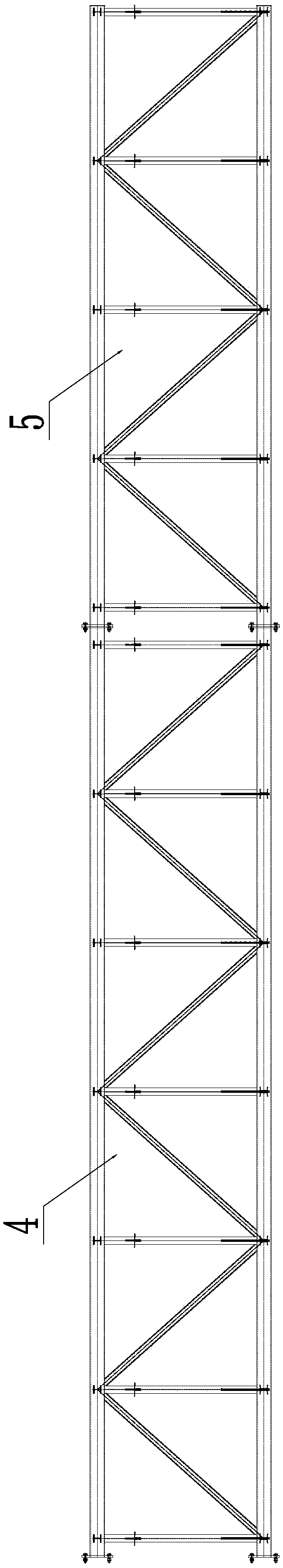 A quick detachable suspension shuttle type reversible feeding line