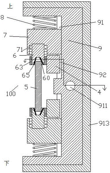Steady shaft part detection device and using method thereof