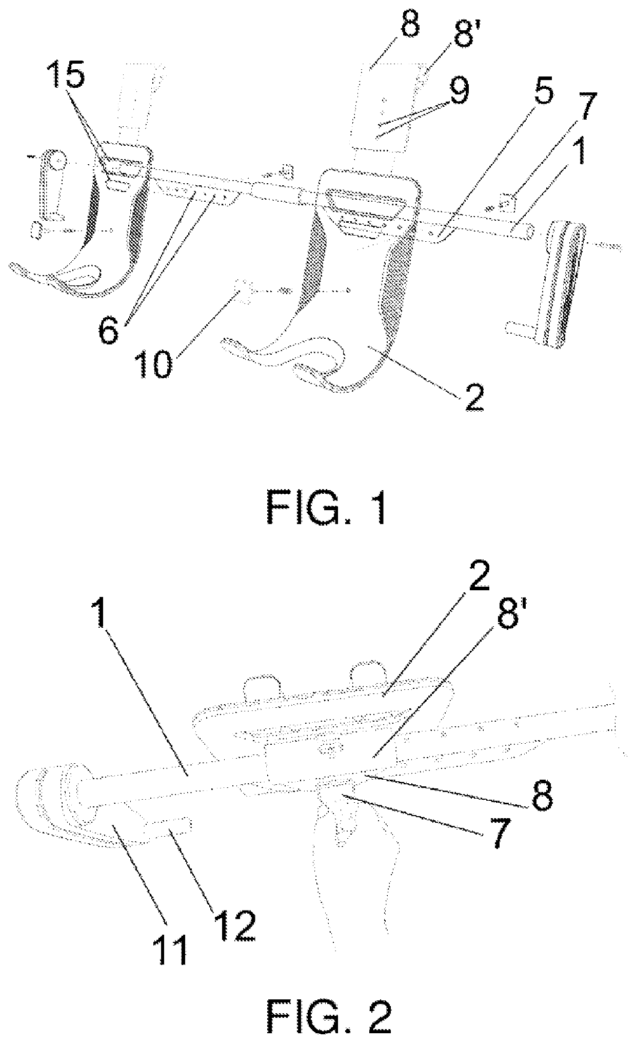 Device for using dumb-bells