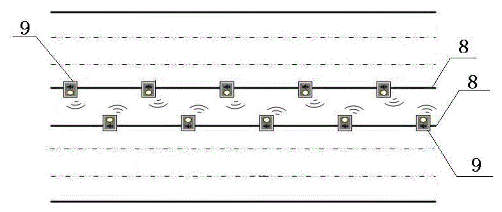 Highway car accident intelligent alarm system and method