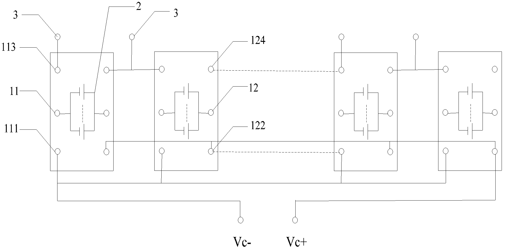 Cell box charging system and cell box power system