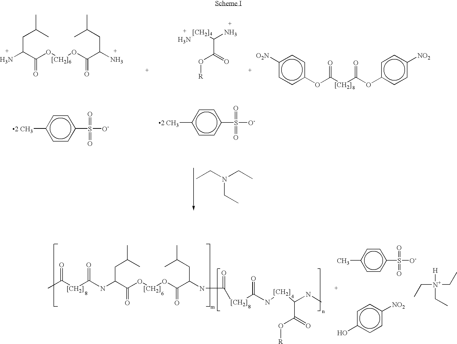 Blends of poly(ester amide) polymers