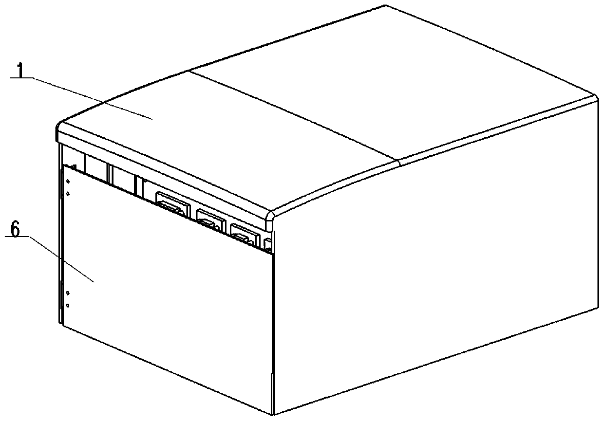 A main control extension of a vehicle-mounted array radar