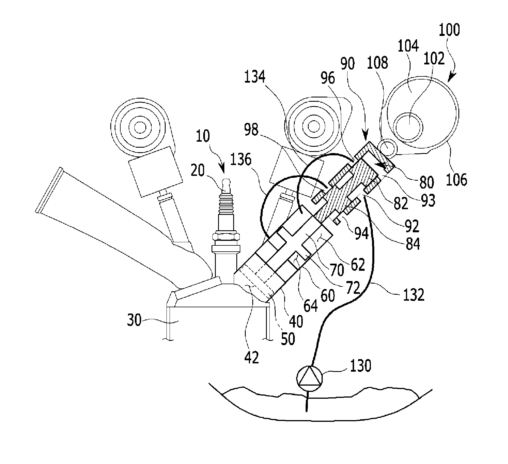 Variable compression ratio engine