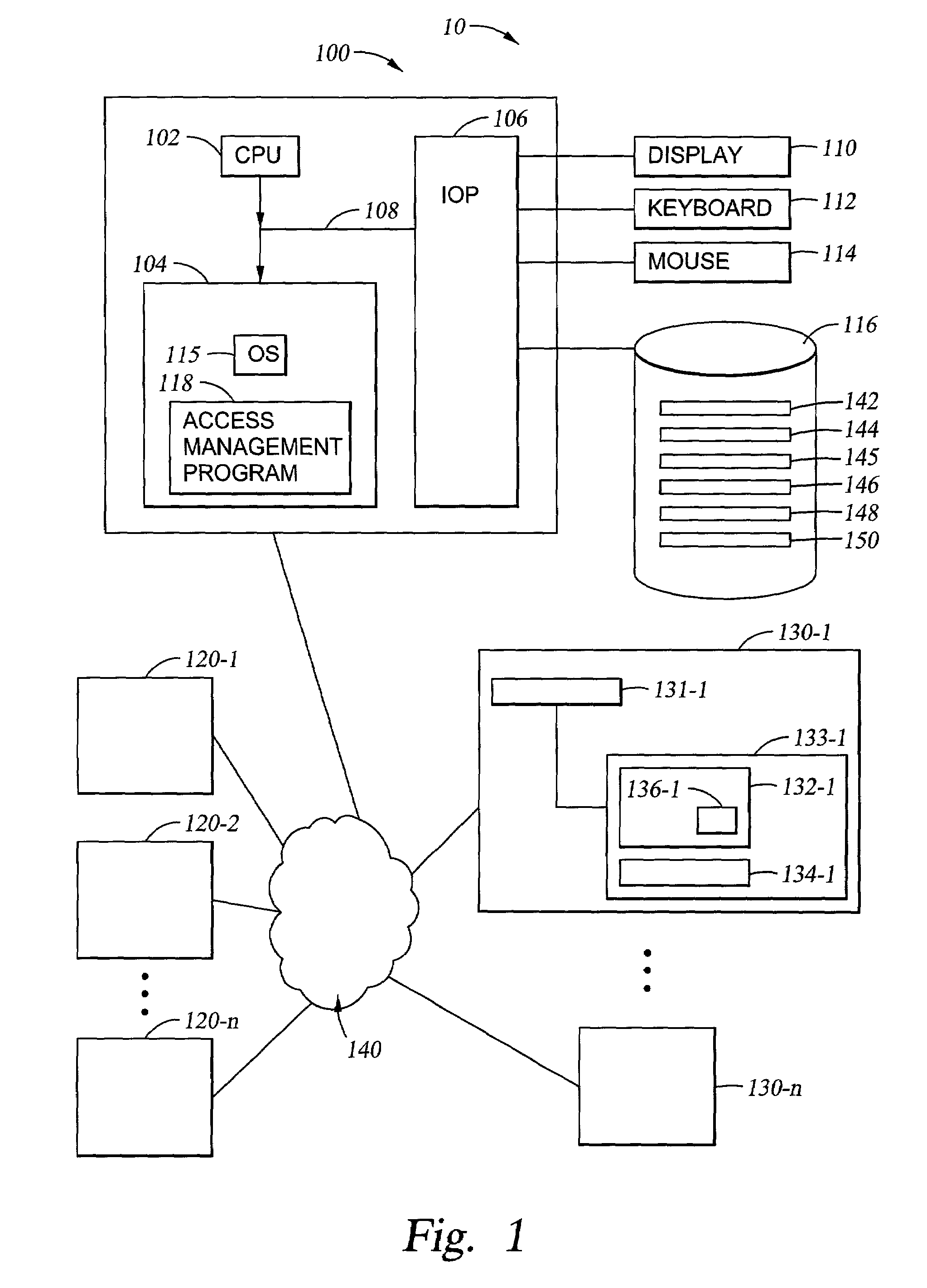 System and method for managing database access
