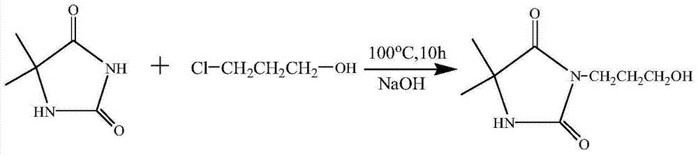 A kind of halamine double-bond hydantoin antibacterial agent and its preparation and application method