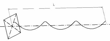 Heat transfer element capable of generating longitudinal vortex and element pair thereof