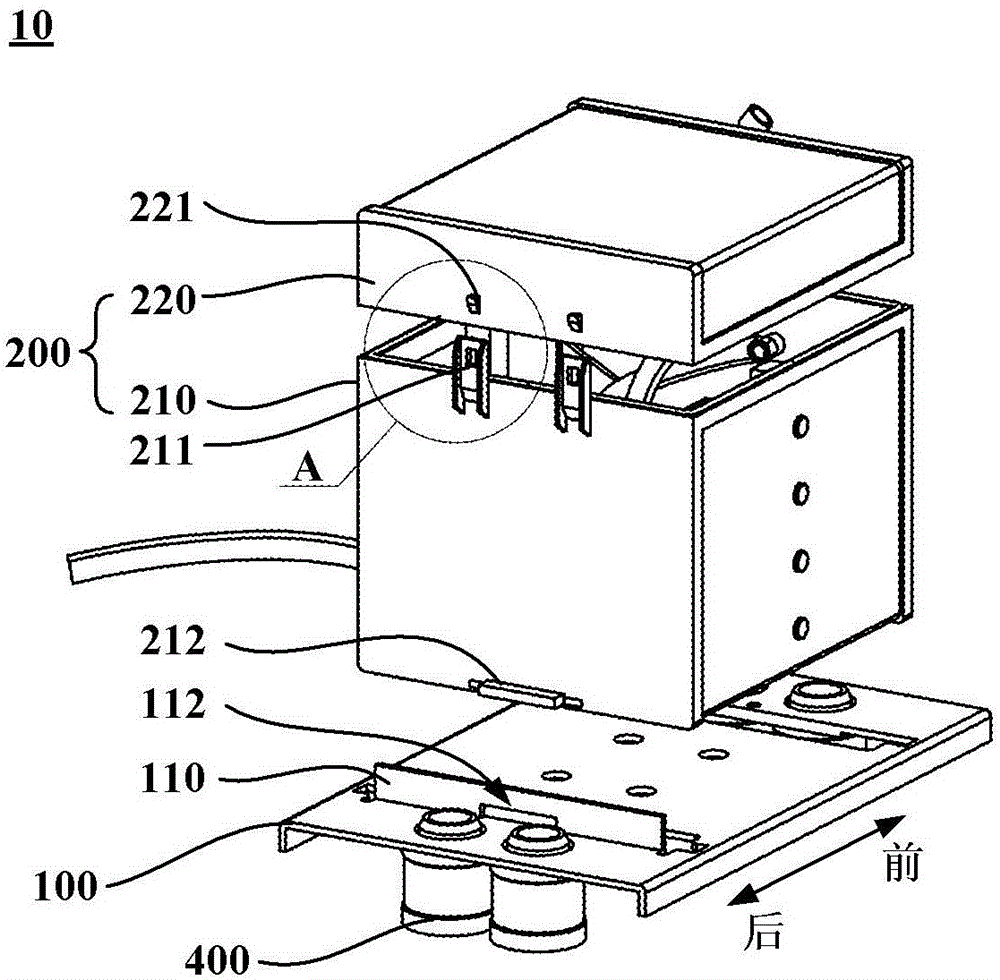 Sucking pump assembly and refrigerating and freezing device