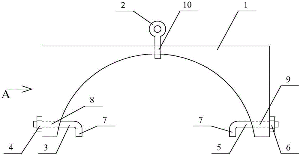 Device for preventing gland housing in feed pump steam turbine balancing piston from deformation