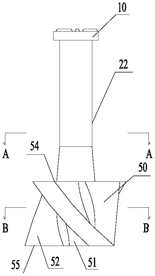 High-efficiency mixing agitator for hot metal desulfurization