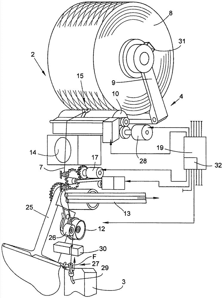 Method and apparatus for determining the desired rotational speed of a bobbin drive roll