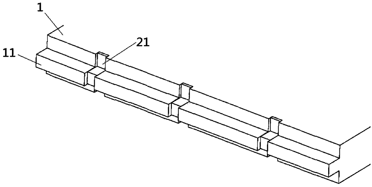 Prefabricated wallboard and construction method thereof