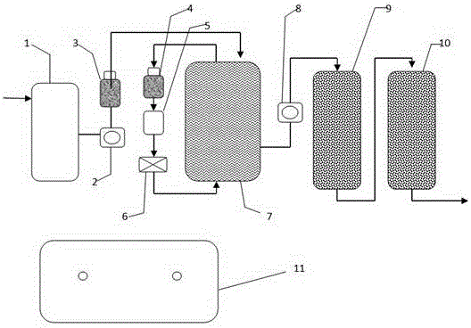 Electrochemical oxidation device for treating desulfurized wastewater