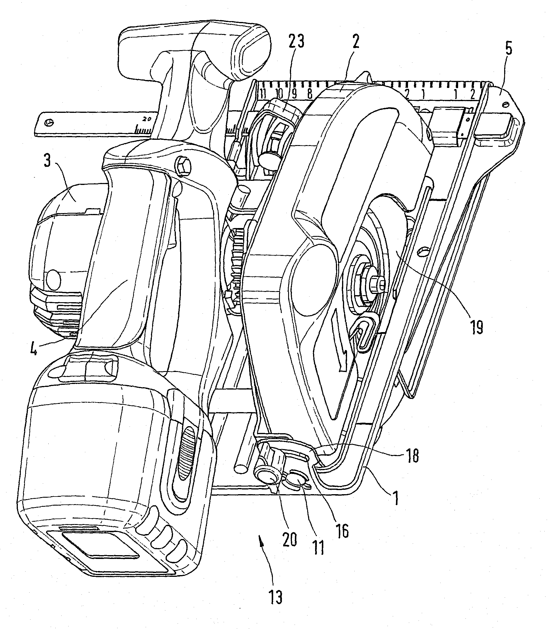 Base plate for an electric power tool and method for producing the same