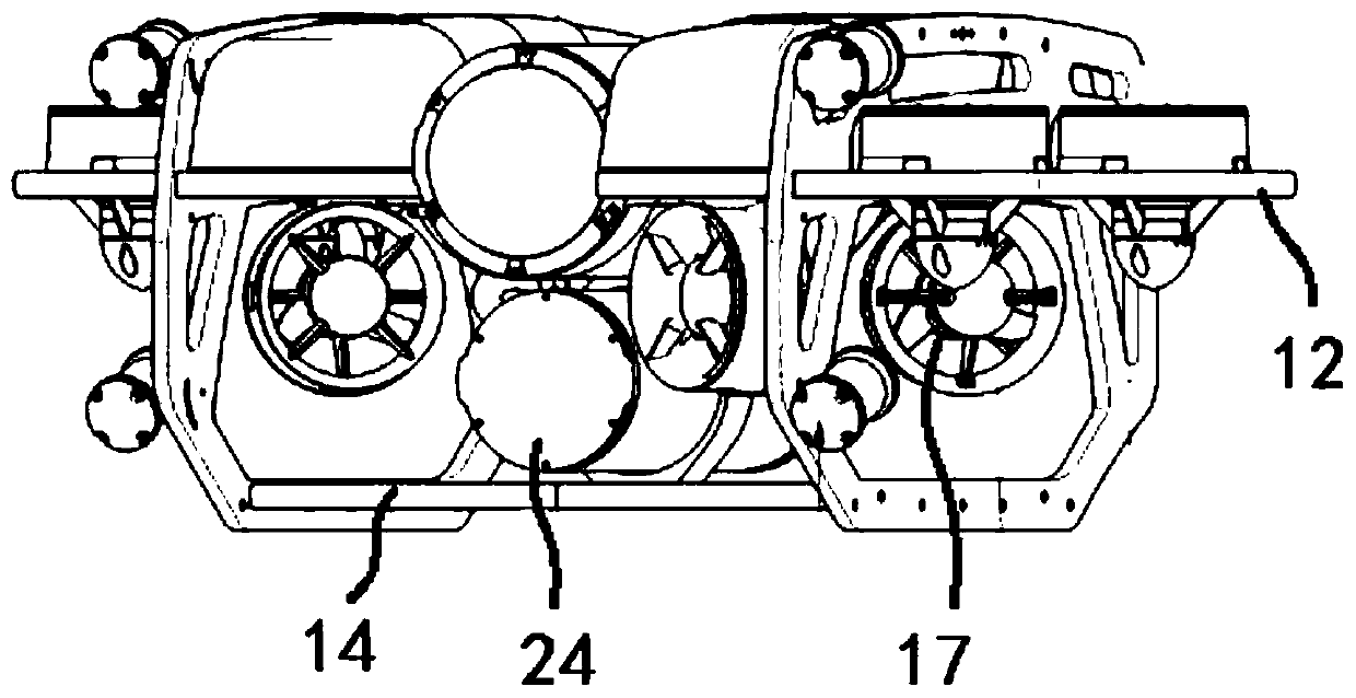 Underwater weeding device