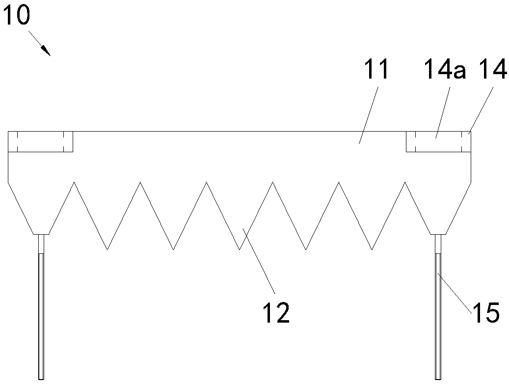 Row tube correction clamp and method thereof