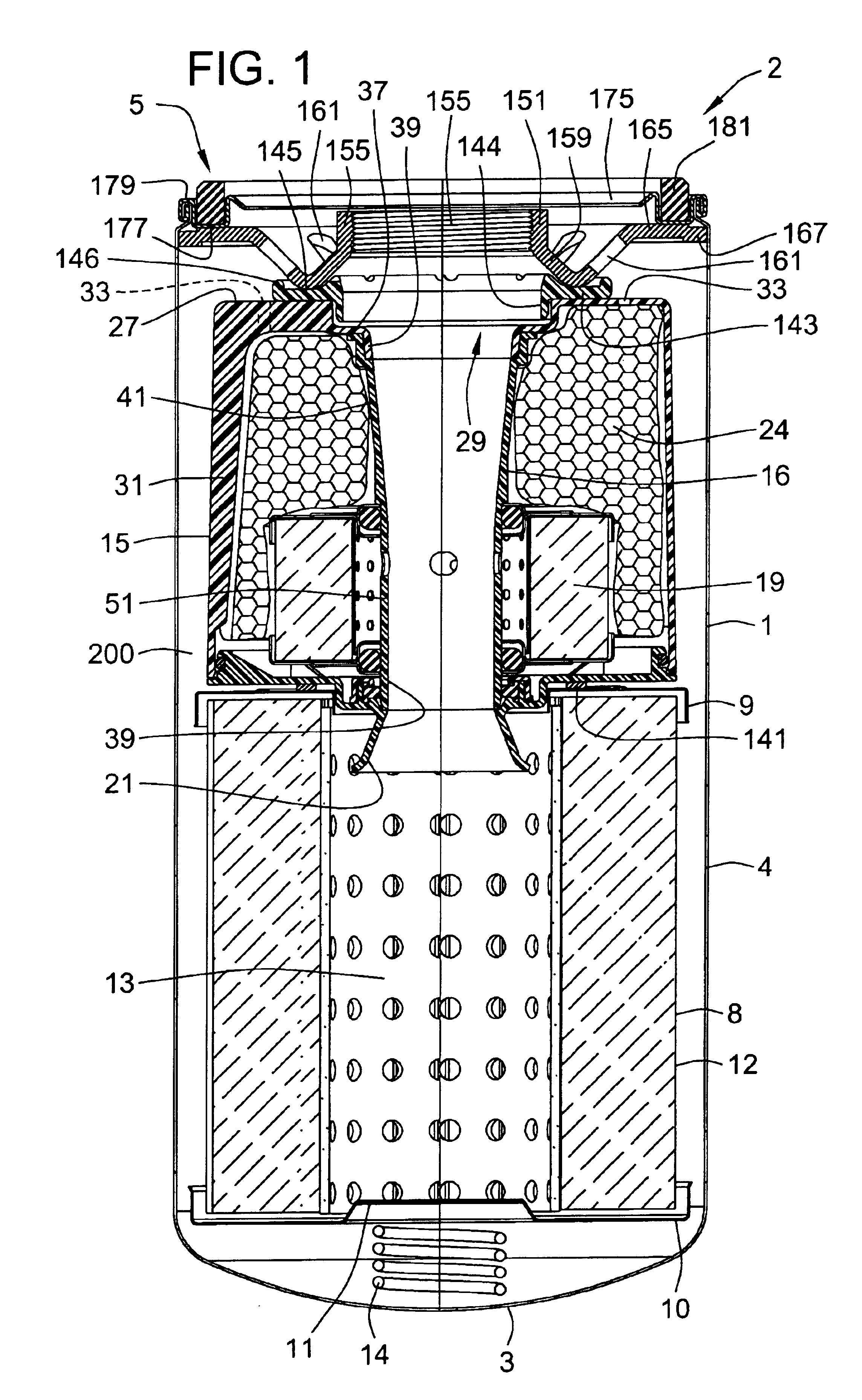 Combination particulate and acid-neutralizing filter