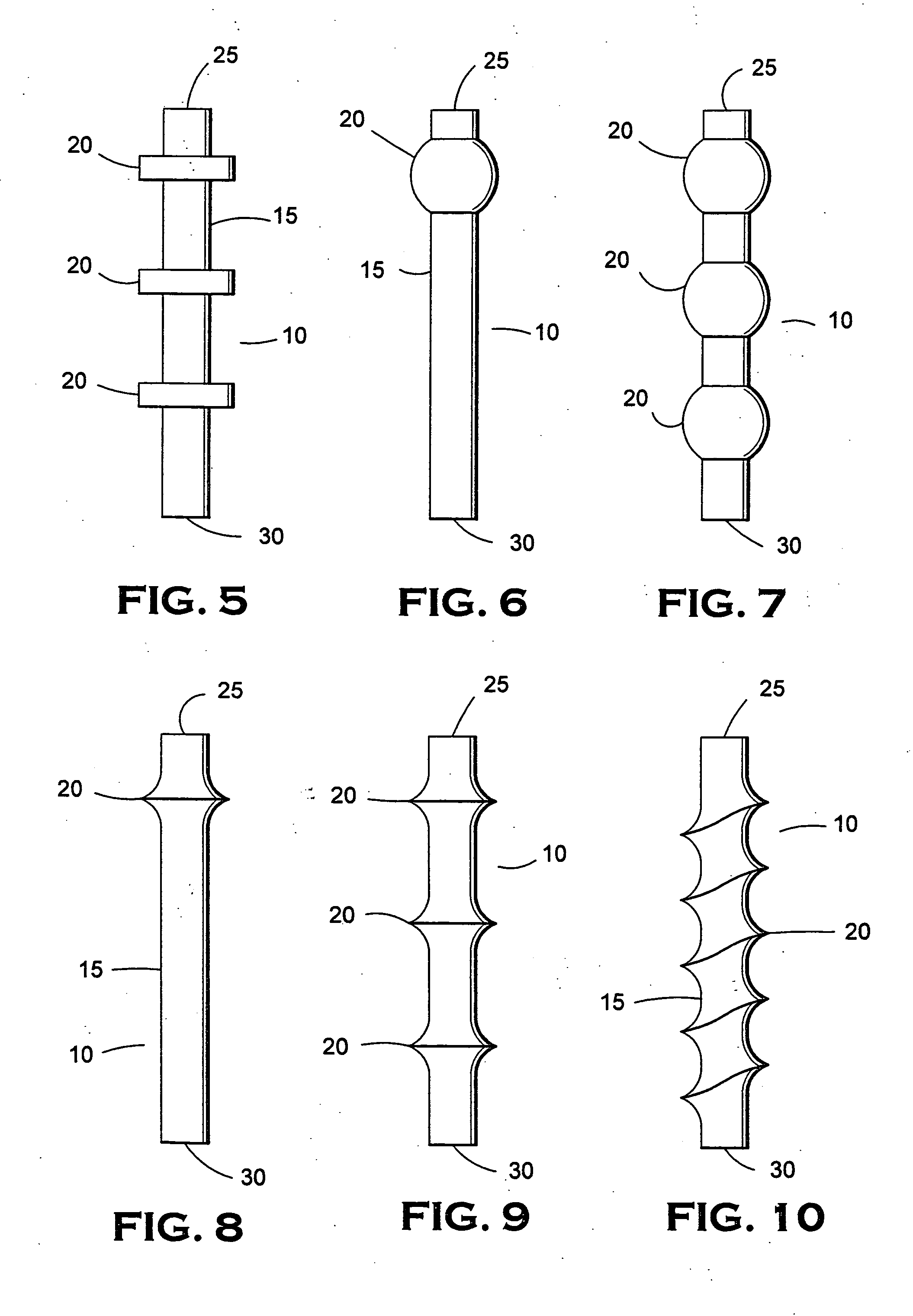 Toothbrush featuring bristles with raised annular portions