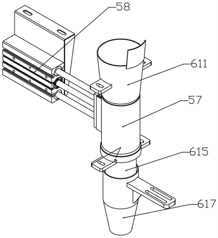 Rotating arm mechanism of can casting production line