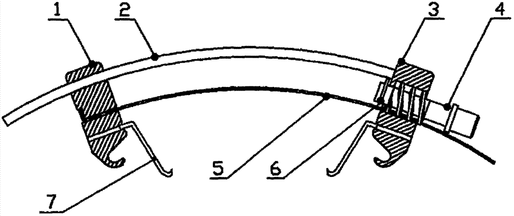 Arc-shaped external fixator for soft tissue traction