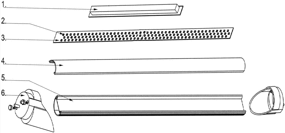 LED lighting lamp capable of improving naked eye color distinguishing degree