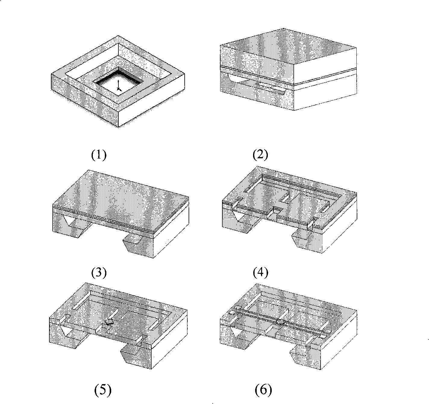 Silicon pressure transducer chip and method based on silicon-silicon linking and silicon-on-insulating layer