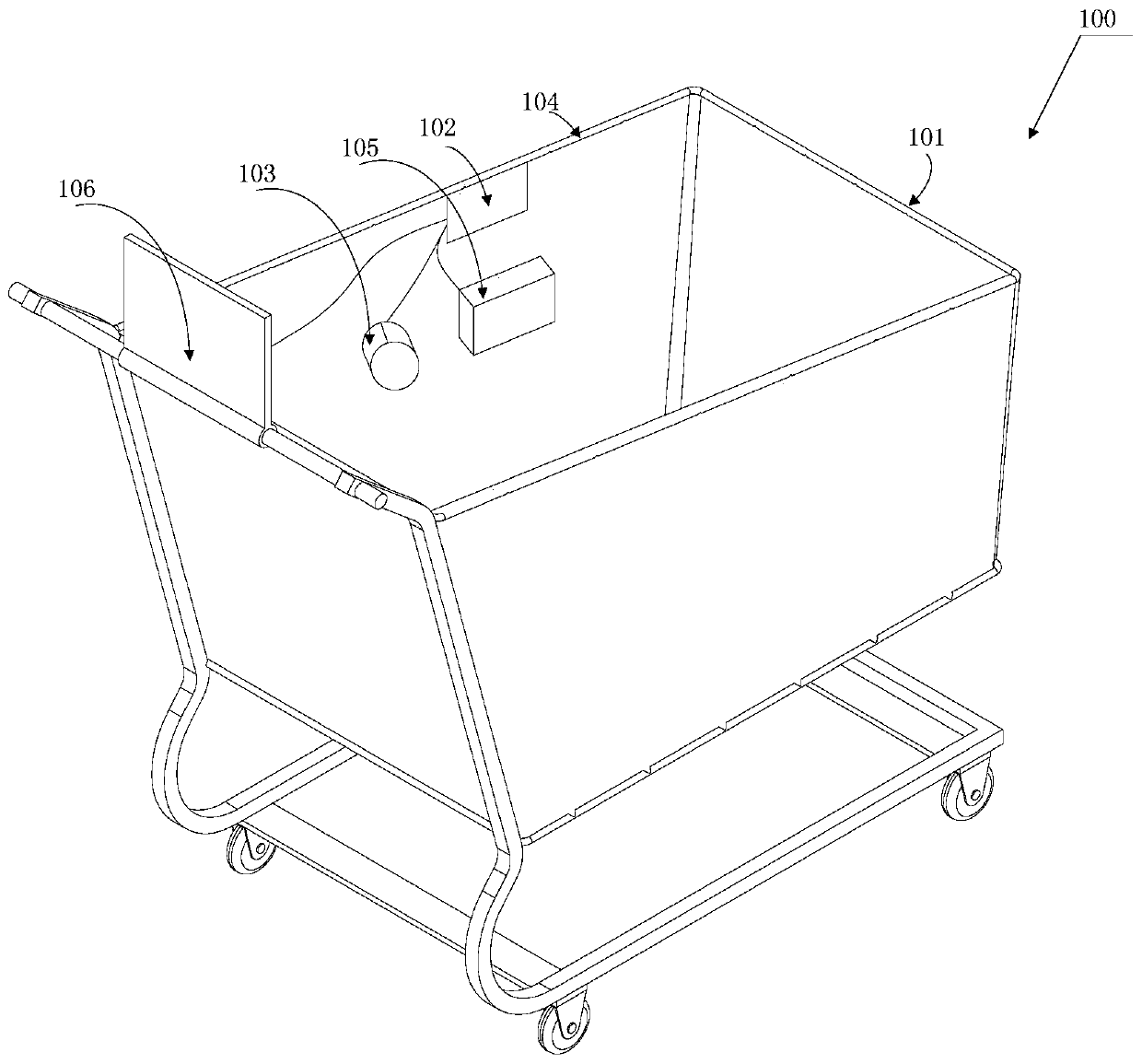A shopping cart, shopping method and device