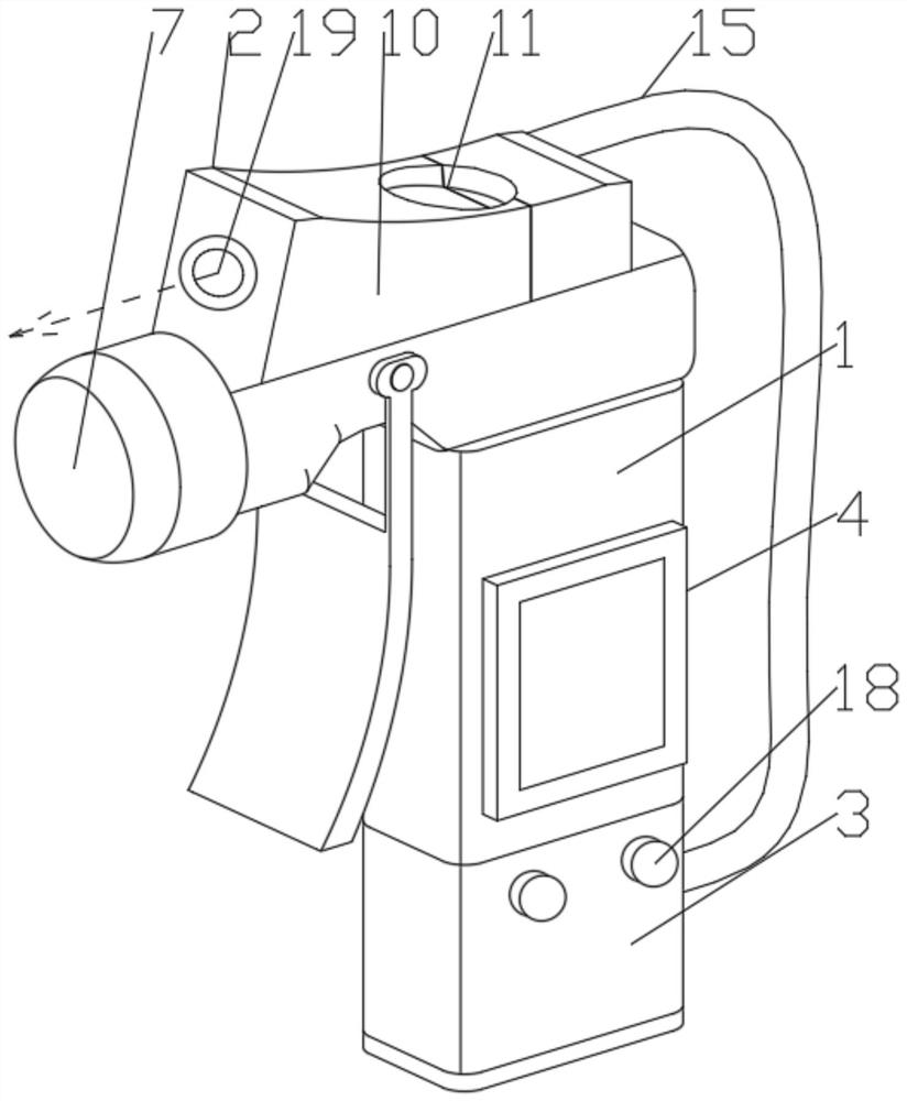 Spray gun for prolonging service life of mold coating in metal mold casting