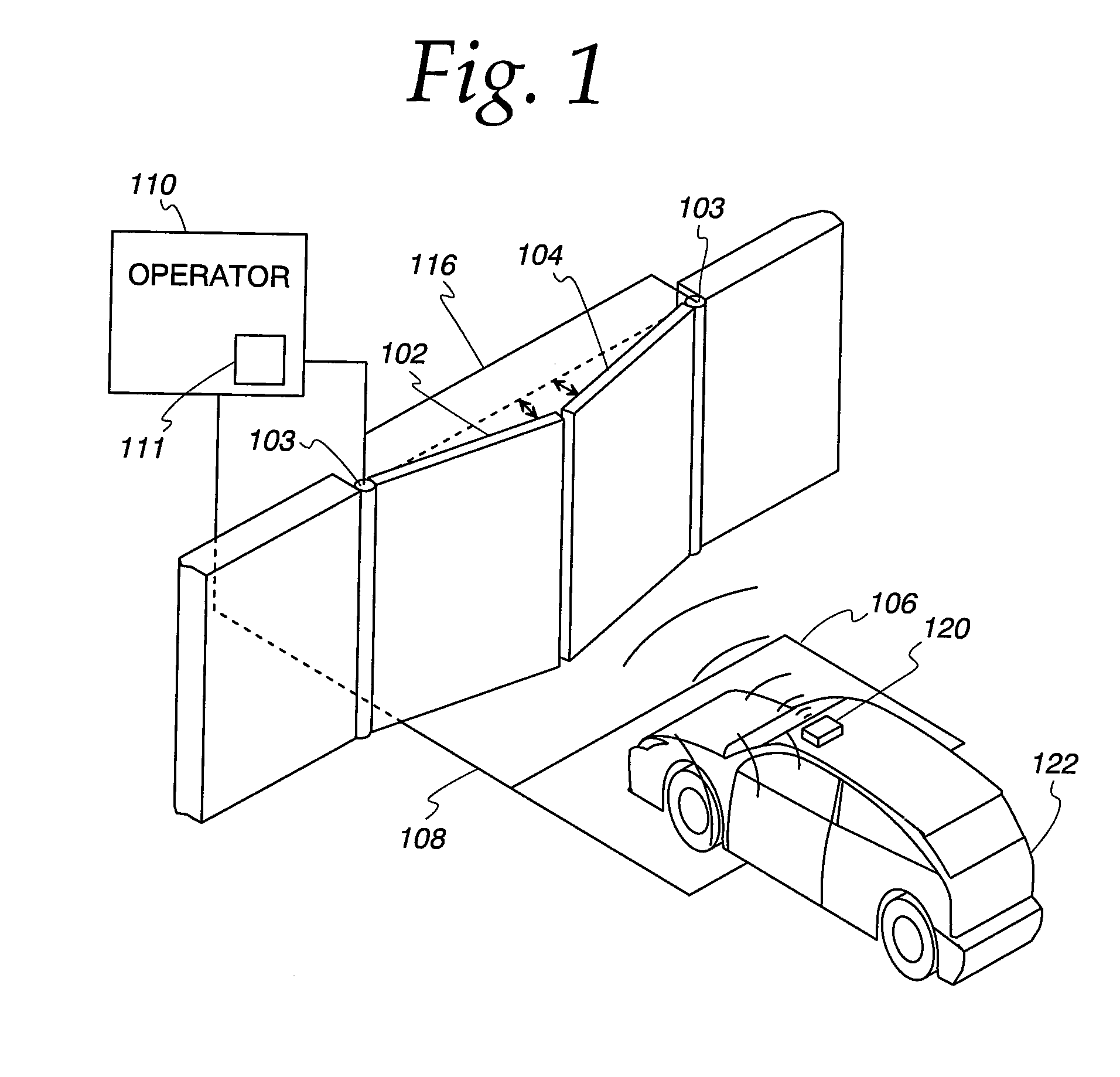 System and method for operating a moveable barrier using a loop detector