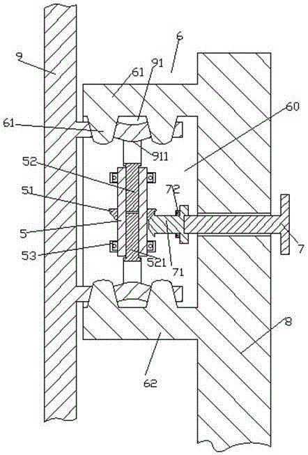 Traffic indicator board device conveniently to be fixedly installed