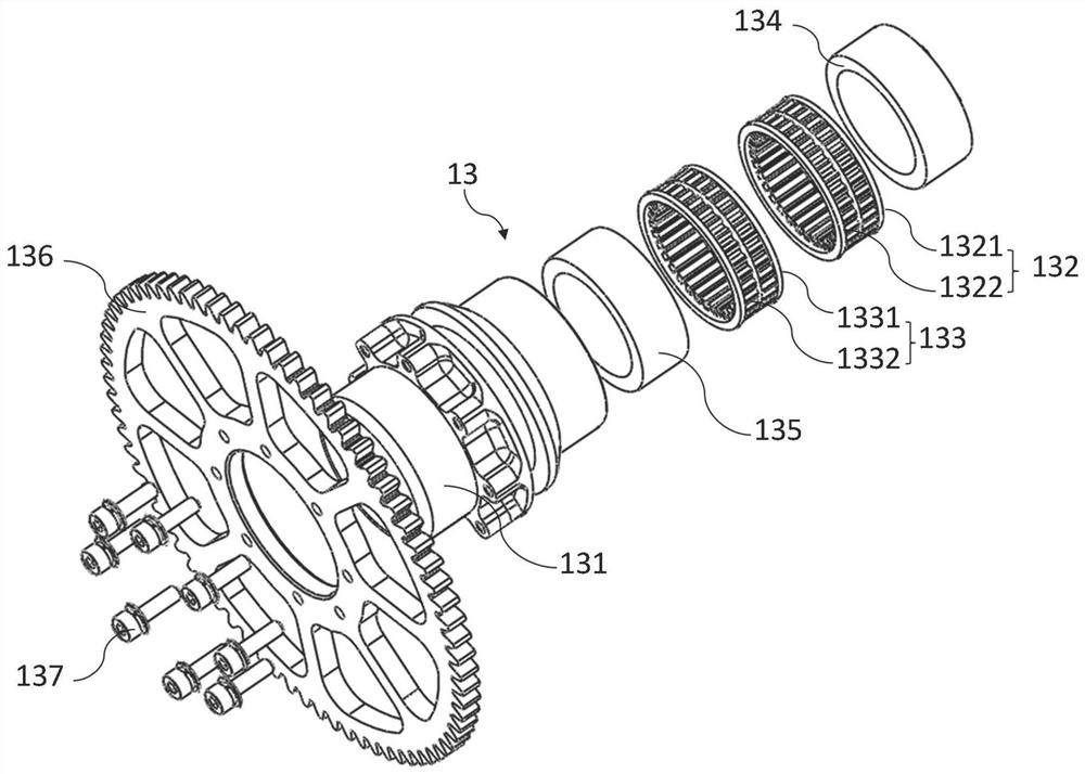 Clutch and oil-driven multi-rotor unmanned aerial vehicle