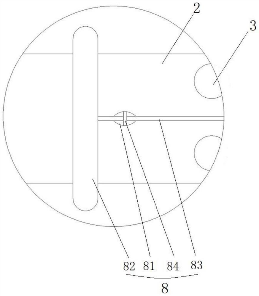 A double eyelid non-marking plastic surgery device and plastic surgery method