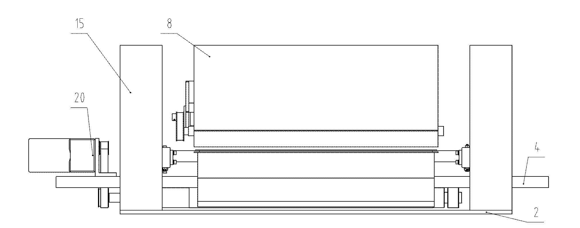 Rapid shaping automatic powder feeding and spreading device