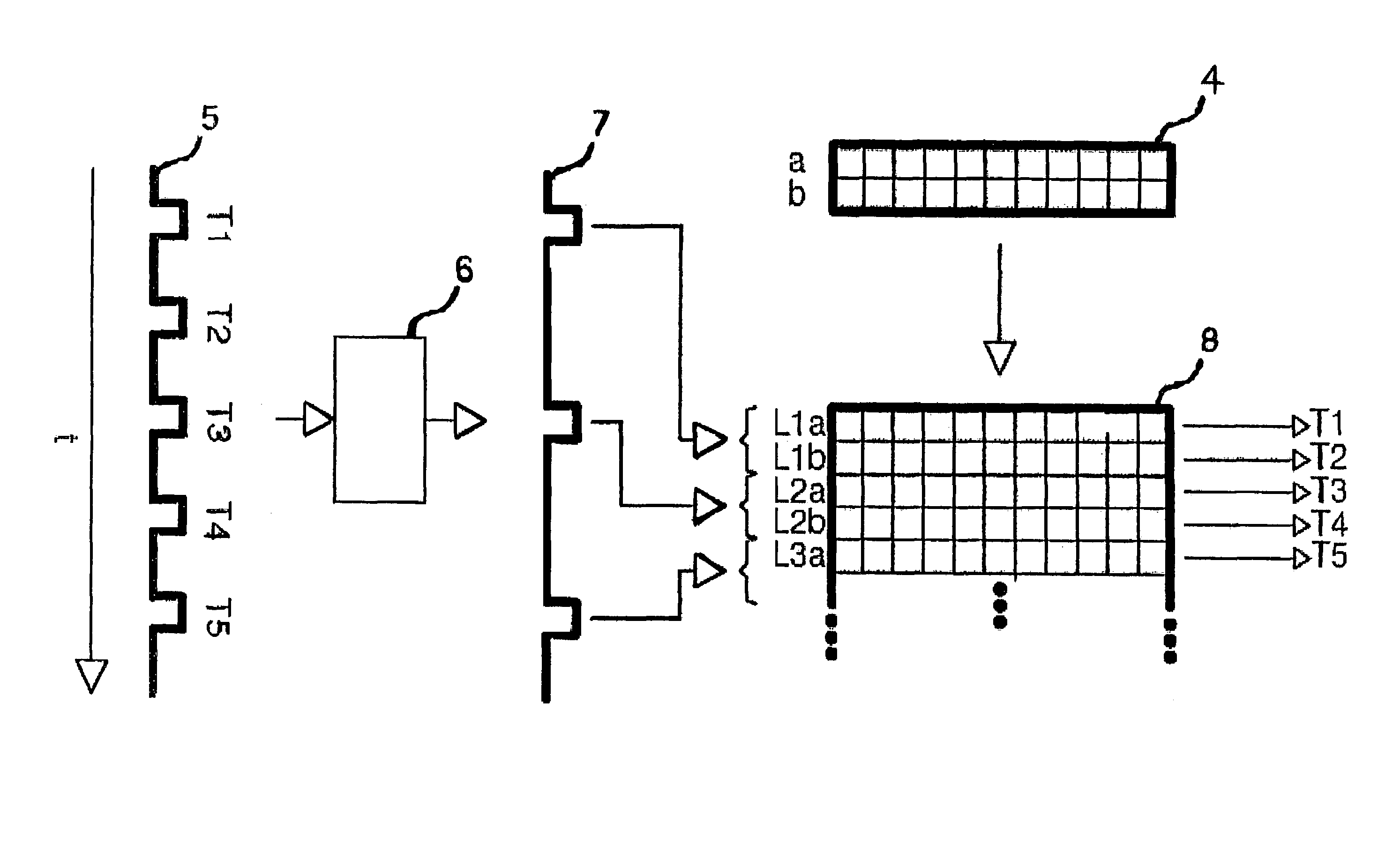 Controller for an electronic line-scan camera which has at least two lines of light-sensitive pixels