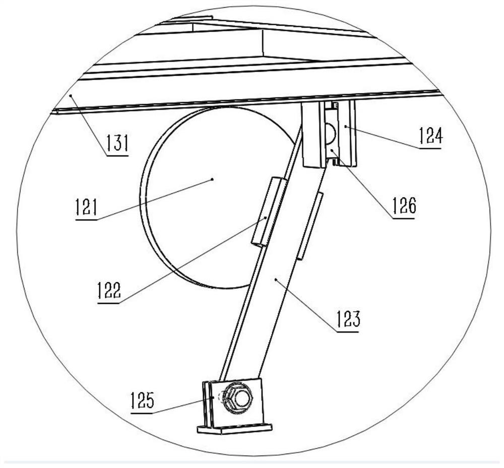 A stepless variable speed tea strip machine