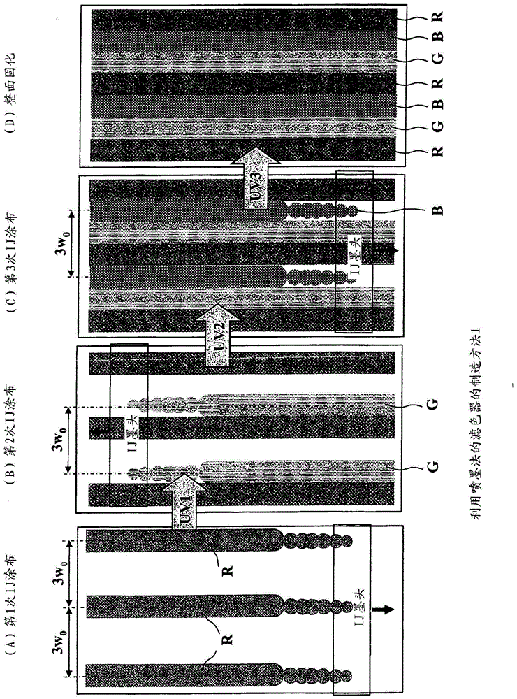 Method for producing color filter, color filter, and reflection-type display device