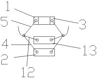 Supporting method for anchor rope capable of applying prestress repeatedly