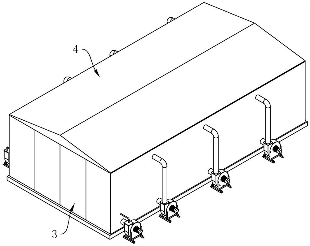 A steel structure workshop and its construction method